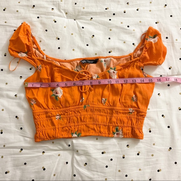 Zara Orange Top - Picture 6 of 7